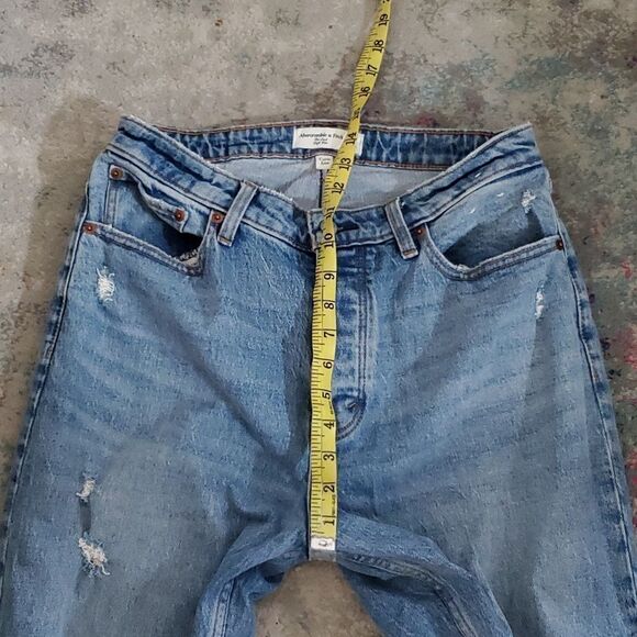 Abercrombie & Fitch The Dad High Rise Size 29 Long - Picture 9 of 13